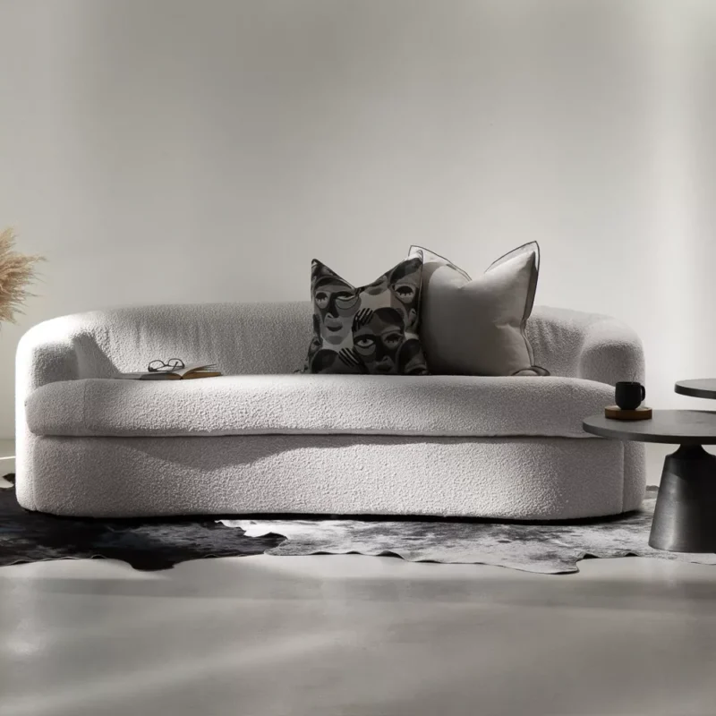 Gracelyn 3-Seater Couch – Ivory