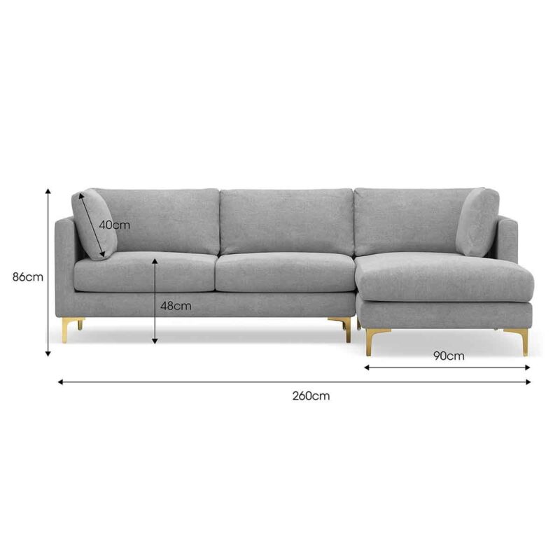 L Shaped Couch & Right Hand Alek