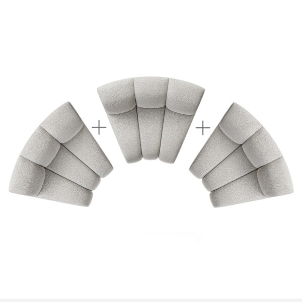 Windsor III 3 – Piece Curved Modular - Image 6